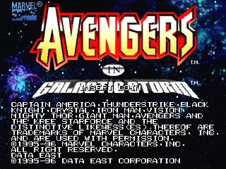 Avengers In Galactic Storm (US/Europe 1.0) 封面