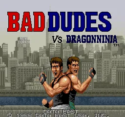Bad Dudes vs. Dragonninja (US revision 1) 封面