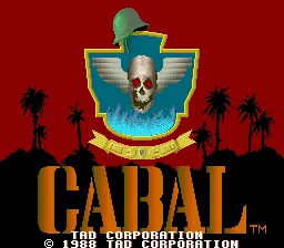 Cabal (World, Joystick) 封面