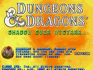 Dungeons and Dragons: Shadow over Mystara (Euro 960619) 封面