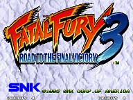 Fatal Fury 3: Road to the Final Victory 封面