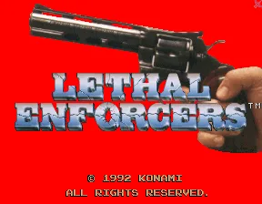 Lethal Enforcers (ver UAE, 11/19/92 15:04) 封面