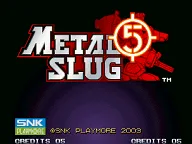 Metal Slug 5 (dedicated PCB) 封面