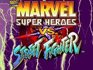 Marvel Super Heroes Vs. Street Fighter (Euro 970625) 封面