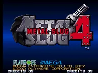 Metal Slug 4 封面