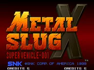 Metal Slug X: Super Vehicle-001 封面