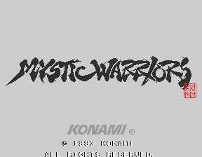 Mystic Warriors (ver EAA) 封面