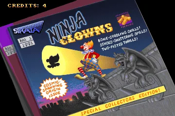 Ninja Clowns (27 oct 91) 封面