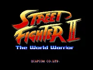 Street Fighter II: The World Warrior 封面