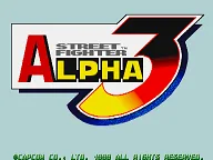 Street Fighter Alpha 3 (Euro 980904) 封面