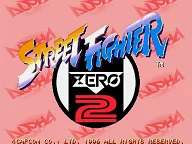 Street Fighter Zero 2 Alpha (Asia 960826) 封面