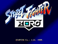 Street Fighter Zero - CPS Changer (Japan 951020) 封面