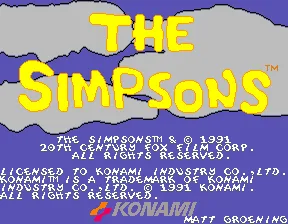 The Simpsons (4 Players World, set 1) 封面
