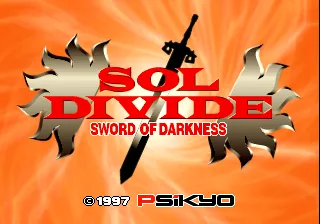 Sol Divide - The Sword Of Darkness 封面