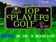 Top Player's Golf 封面