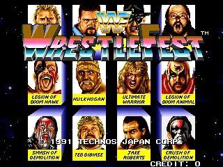 WWF WrestleFest (World) 封面