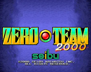 Zero Team 2000 封面